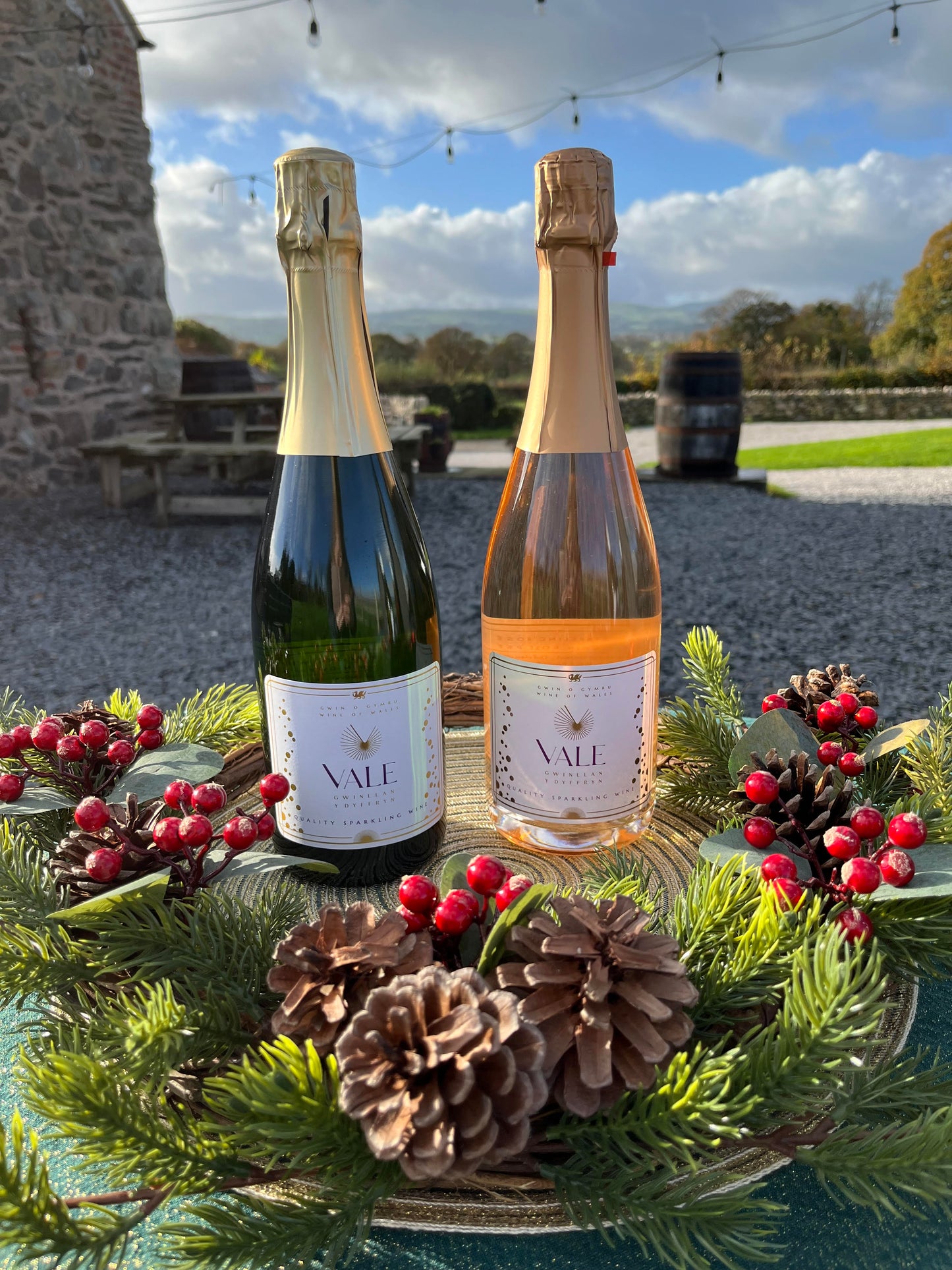 Sparkling wine gift box